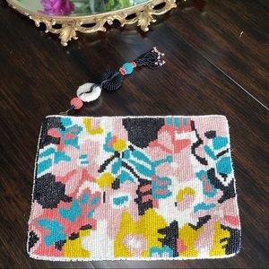 Anthropologie Beaded Clutch bag